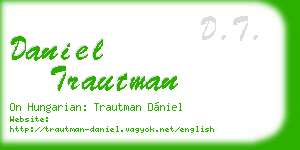 daniel trautman business card
